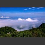 天门山云海