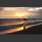 海滨美女