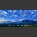 雨后秀美的天门山