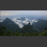 天门山云海