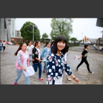 豪情满怀奔考场