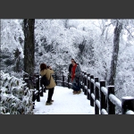 冬游天门山