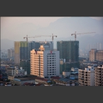 晨曦中的建筑