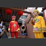 土家娶亲男女双方执事“斗智”