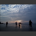 大海日出