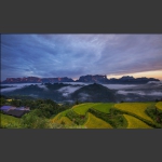 《天门山胜景》