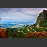 崇山秋色