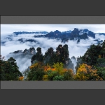 雨后黄石寨