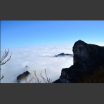 天门山云海八之远眺玉壶峰