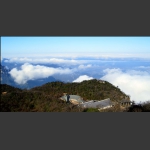 远眺仙山云海