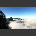 天门山雪景
