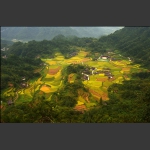 山村秋景