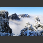 天门山瑞雪