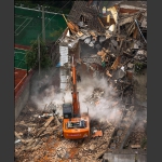 沿河街拆迁工地
