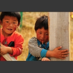 可爱的藏族孩童