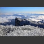 初雪与仙山