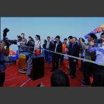 市委领导视察现场