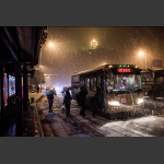 风雪夜归人