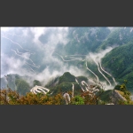 雾拂天路