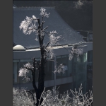 天门山雪景