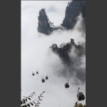 穿越时空（正在调试的天子山索道）