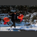 春雪迎佳节
