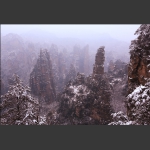 黄石寨雪景