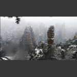 雪景.黄石寨