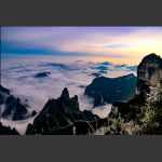 天门山云海