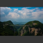 远眺大峡谷玻璃桥