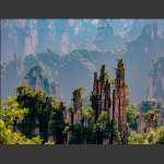 群峰竞秀