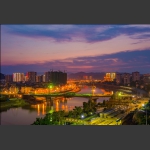 不断变化的大桥风景