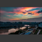 不断变化的大桥风景