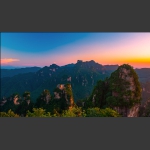 青山夕照