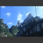 天门山清晨