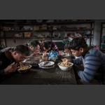 农民工的午餐