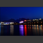 澧水河边的夜景