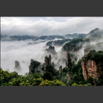 雨后天子山