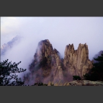 烟雨黄山