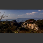 峡谷之上云天渡