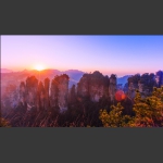 五指峰日出