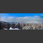 《天桥遗墩冬雪》