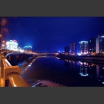 白马泉高架桥夜景