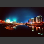 白马泉高架桥夜景