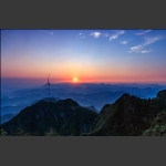羊峰山的早晨