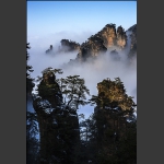 奇峰竟秀