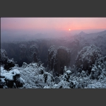 雪后黄石寨