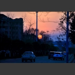 温馨夕阳