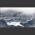 梯田雪景