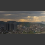 小城霞光
